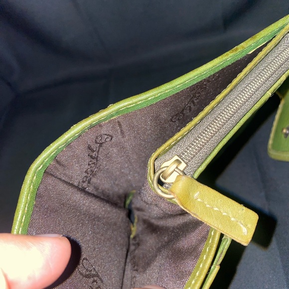 Green Leather Wallet - Picture 5 of 8